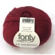 FONTY wool knitting yarn, qual.BB MERINOS, col. Ruby 890