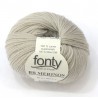 FONTY wool knitting yarn, qual.BB MERINOS, col. Raw 840
