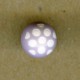 Ball children button white dots engraved, col. Marshmallow