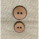 Bouton Nacre émaillée Craie, col. Blush