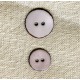 Enamelled mother of pearl Button, col. Turtledove