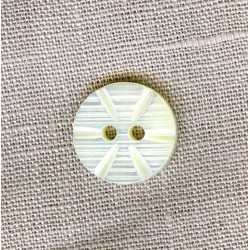 Bouton de chemise en Nacre Rayons