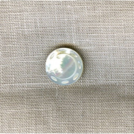 Saddle Stitch Mother-of-pearl shirt button
