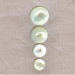 Bouton Nacre Palet, col. Naturel