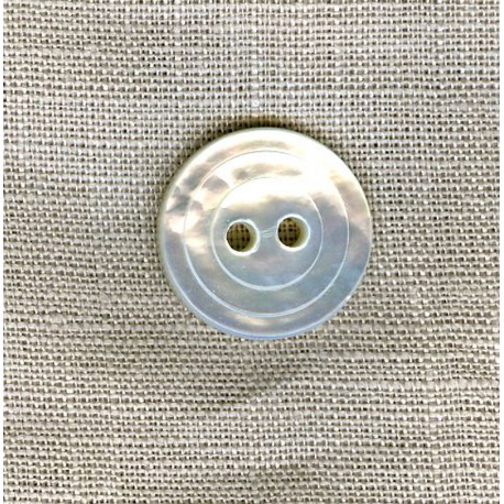 Bouton de chemise en Nacre Anneaux