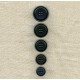 "Costard"Corozo Suit Button, col. Black