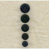 Bouton de Costume en Corozo "Costard", col. Noir