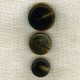 Bouton Palet en Corne Brune