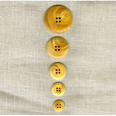 Natural Wood Button Disk