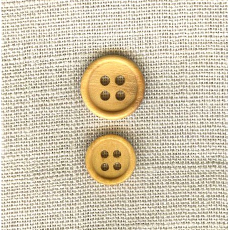 Bouton en Bois d'Olivier Clair