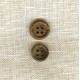 Marronné Olive Wood Button