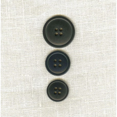 Corozo Suit Button, col. Black