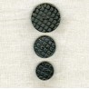 Bouton en Corne Noire Ecailles