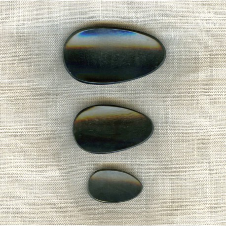 Black Horn Button Leave