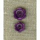 paquerette flower child button, col. Grapes 72