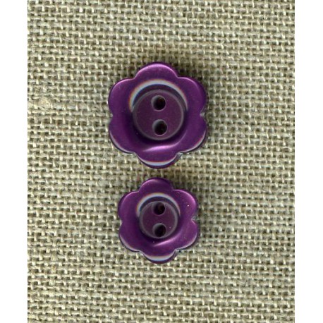 paquerette flower child button, col. Grapes 72