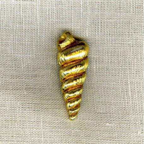 Metal Button Shell, col. Gold