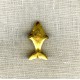 Metal Button Shark, col. Gold