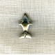 Metal Button Shark, col. Silver