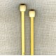 Aiguilles à tricoter en bambou, 35 cm