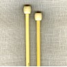 Aiguilles à tricoter en bambou, 35 cm