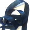 Iridescent taffeta ribbon, col. Blue Night 31