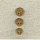 Enamelled Glitter mother of pearl button, col. Gold