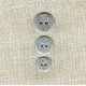 Enamelled Glitter mother of pearl button, col. Silver