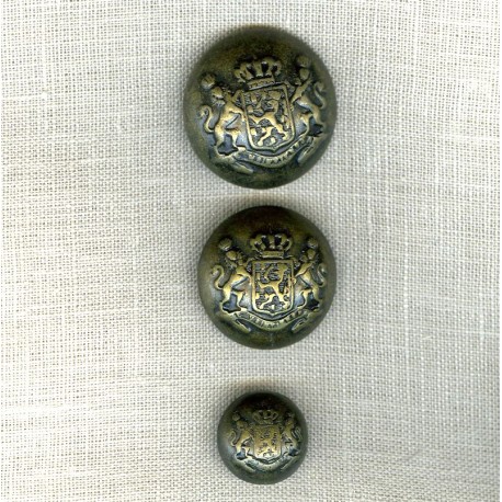 Bouton Métal King, col. Vieil Or