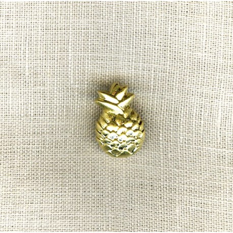 Gold Pineapple Button