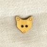 Wood Button Foxy