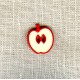 Children Button Apple Slice