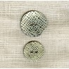 Bouton Nacre Emaillée Sillage, col. Glitter Plomb