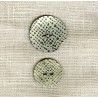 Enamelled Mother of pearl Button Sillage, col. Glitter Pewter