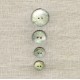 Enamelled Mother of pearl Button Place Vendôme, col. Glitter Silver