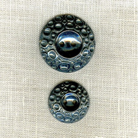 Metal Button Spacel, col. Platinum