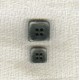 Square Metal Button col. Brushed Nickel 