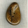 Wood Button Almond