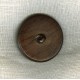 Two-colored wood button, round