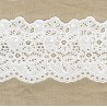 Ruban Broderie Anglaise Mantille, col. Blanc