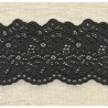 Broderie Anglaise Ribbon Mantille, col. Black