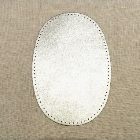 Silver Imitation Leather Patches