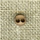 Taupe double face matt/bright button of doll