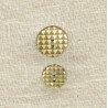 Engraved Mother of Pearl Button Pyramid, col. Gold Glitter