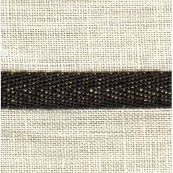 Ruban Serge de Coton Lurex Or