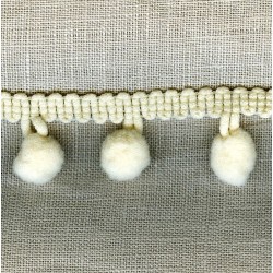 Ruban Ganse C' Est Le Pompon, col. Vanille