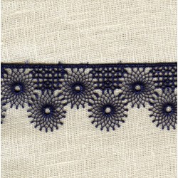 Ruban Dentelle Constellation, col. Saphir