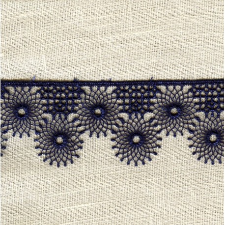 Ruban Dentelle Constellation, col. Saphir