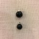Blouse Button Black Perlette