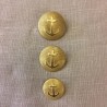 Metal Button Drop Anchor, col. Gold